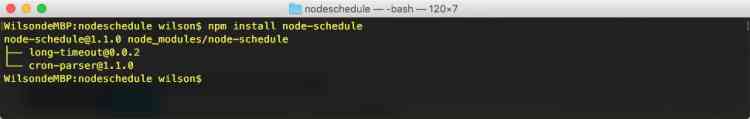 node.js定时器node-schedule模块