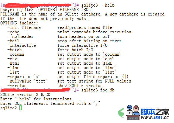如何在linux下操作sqlite3的SQL命令