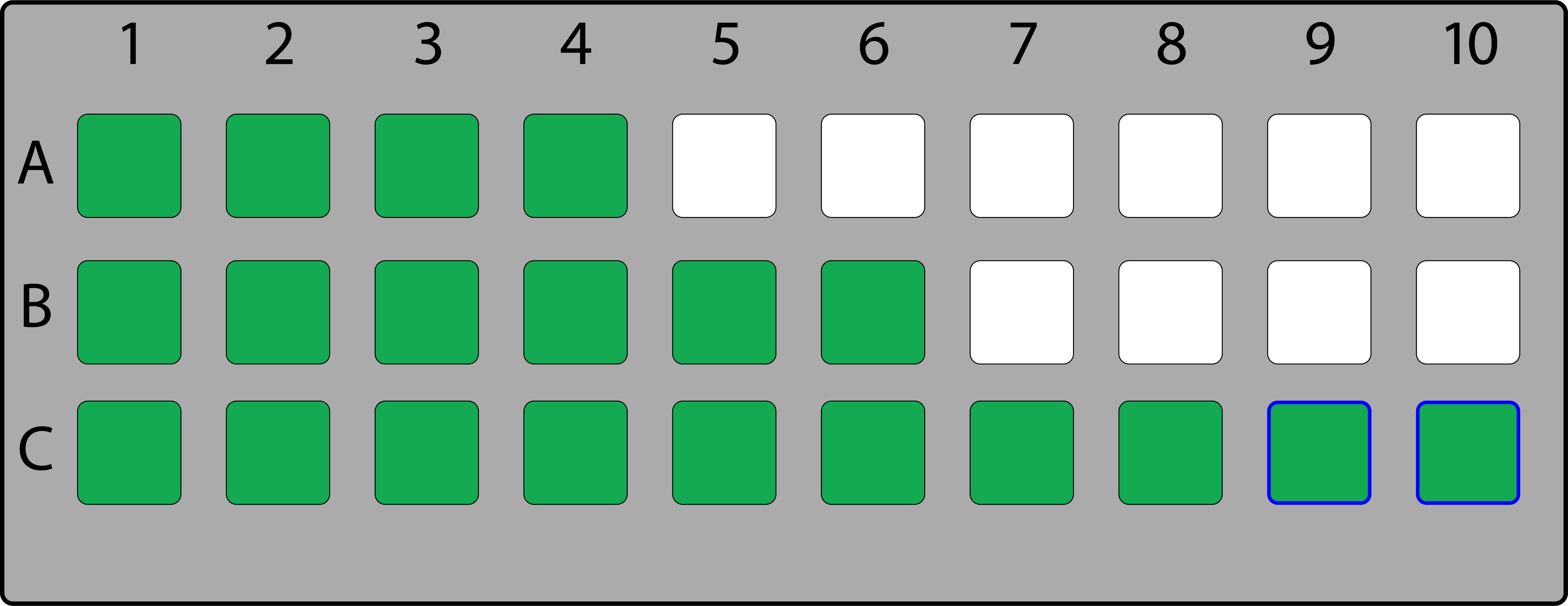 One-dimensional seating map
