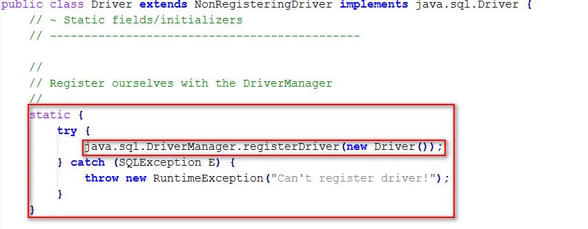 JDBC的API详解之DriverManager