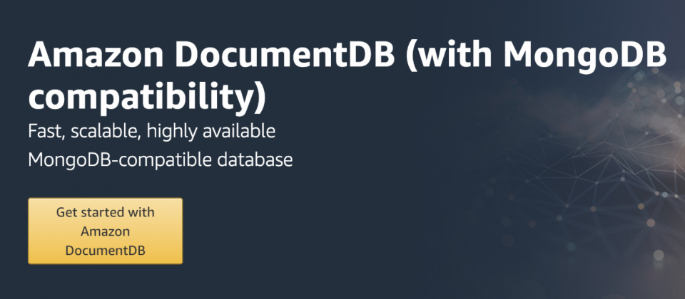 AWS推出新数据库Amazon DocumentDB