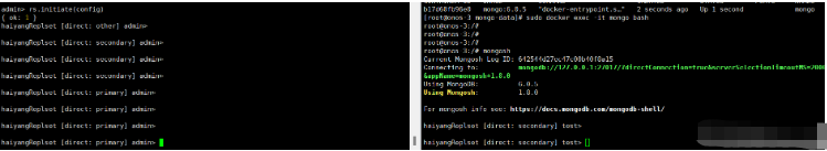 mongodb怎么使用docker搭建replicaSet集群与变更监听