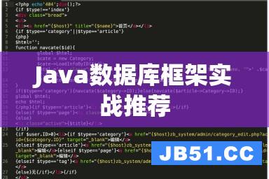 Java数据库框架实战推荐
